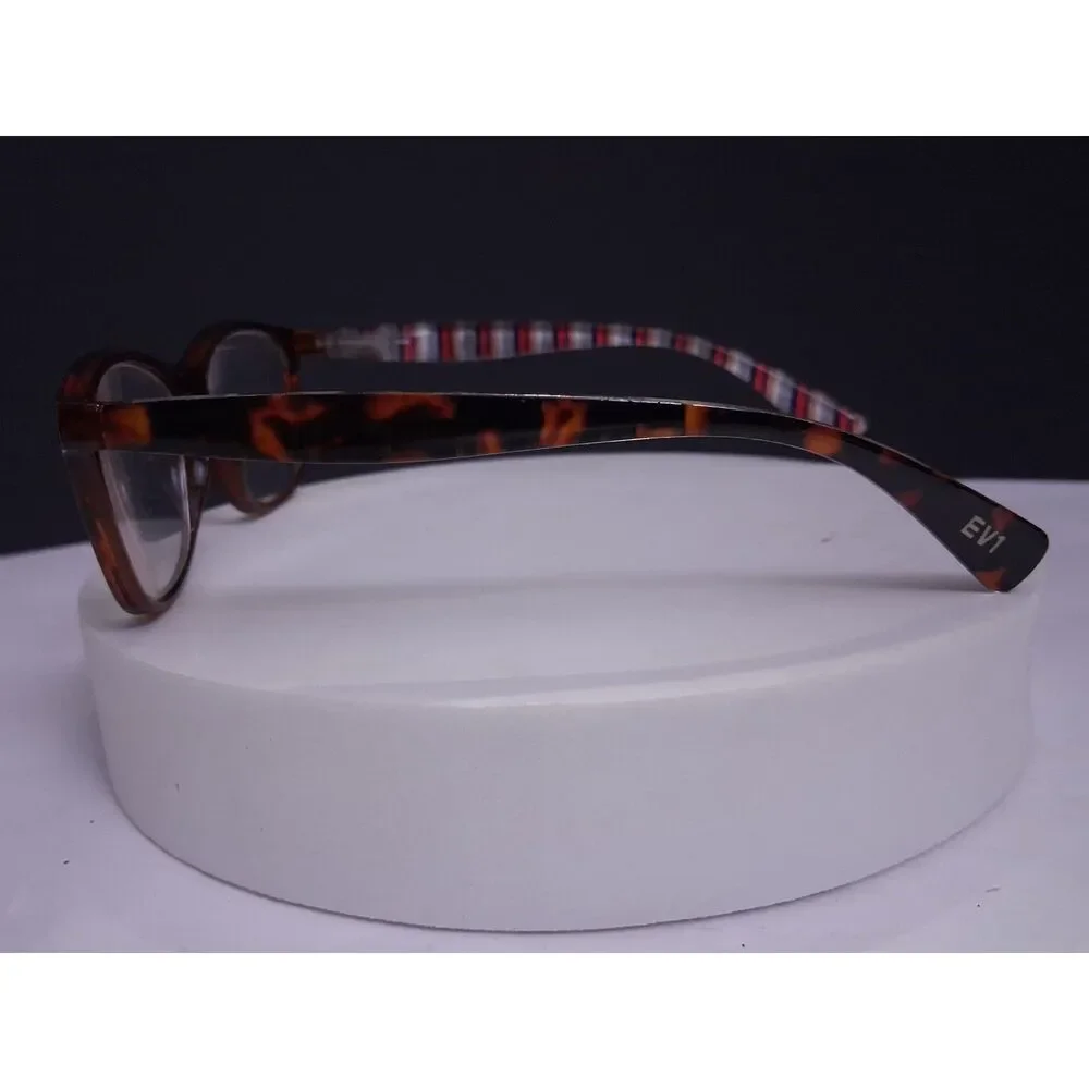 EV1 from Ellen DeGeneres Sawyer Tortoise +1.25 Reading Glasses with Case